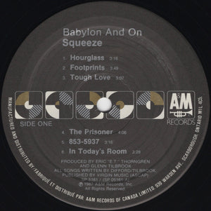 Squeeze - Babylon And On - 1987