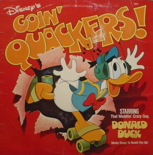 Willio & Phillio, Larry Groce And Disneyland Children's Sing-Along Chorus, The - Goin' Quackers! - 1980