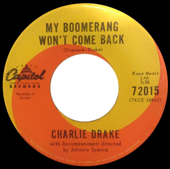 Charlie Drake - My Boomerang Won't Come Back / She's My Girl