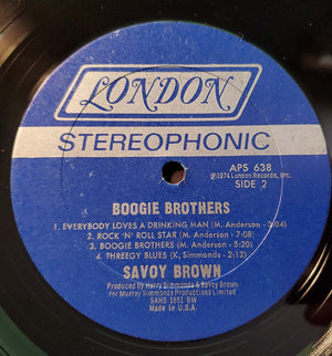 Savoy Brown - Boogie Brothers - 1974