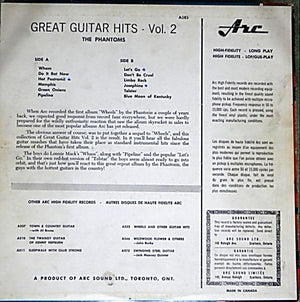 The Phantoms (16) - Great Guitar Hits - Vol. 2