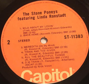 Stone Poneys, The Featuring Linda Ronstadt - The Stone Poneys Featuring Linda Ronstadt - 1974