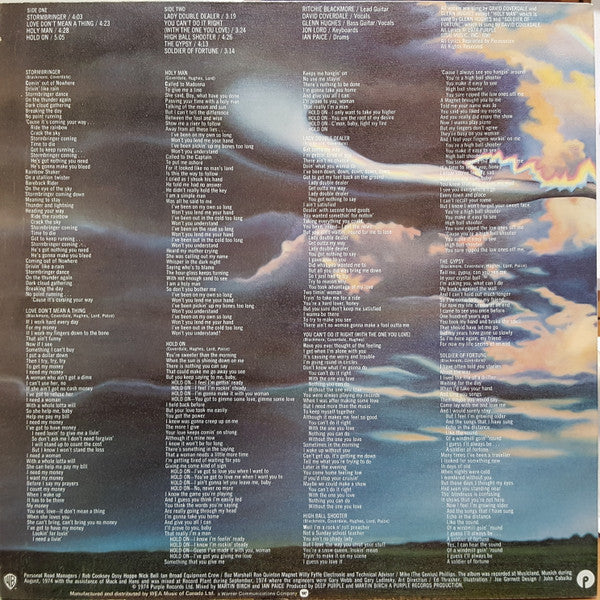 Deep Purple - Stormbringer Vinyl Record