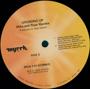 Mike Warnke & Rose Warnke - Growing Up - 1983