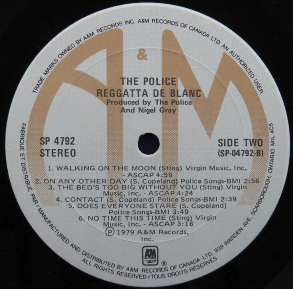 Police, The - Reggatta De Blanc - 1979