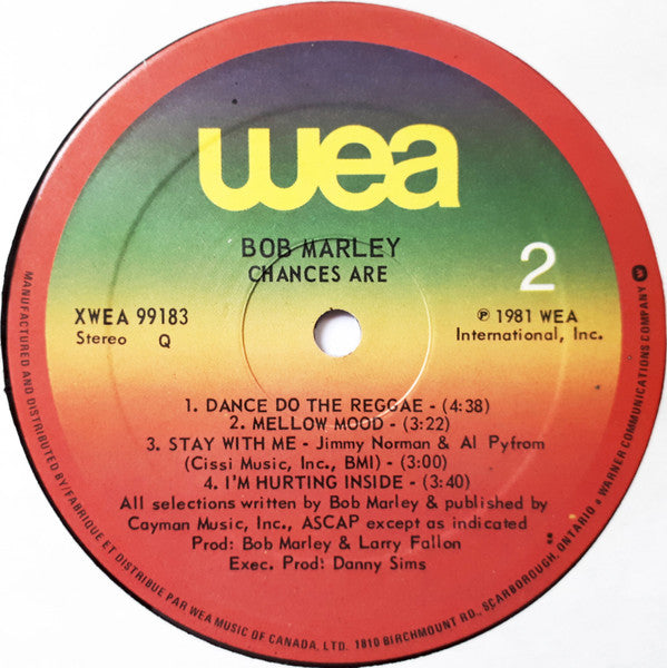 Bob Marley - Chances Are