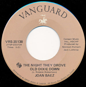 Joan Baez - The Night They Drove Old Dixie Down -