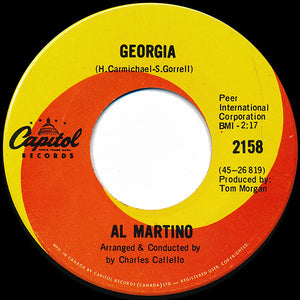 Al Martino - Lili Marlene / Georgia Vinyl Record