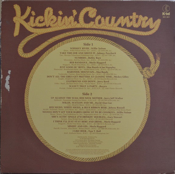 Various - Kickin' Country - 1982