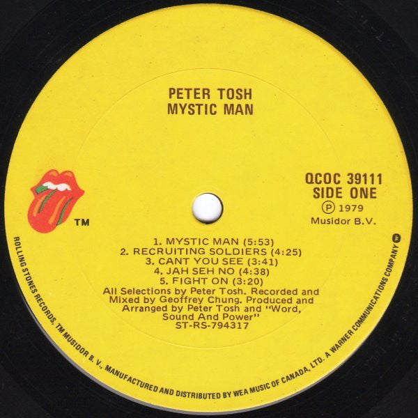 Peter Tosh - Mystic Man - 1979