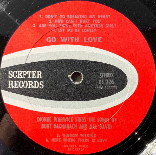 Dionne Warwick - Go With Love (Dionne Warwick Sings The Songs Of Burt Bacharach And Hal David)