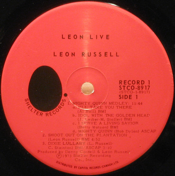 Leon Russell - Leon Live Vinyl Record