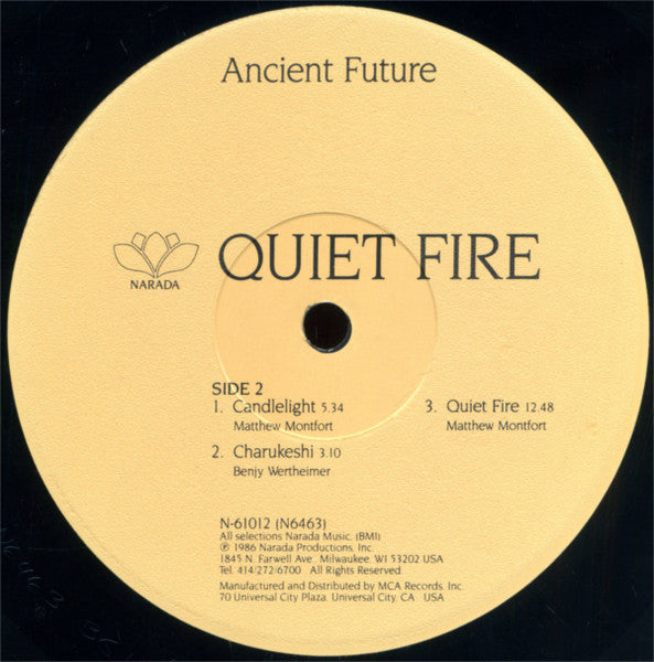 Ancient Future - Quiet Fire - 1986