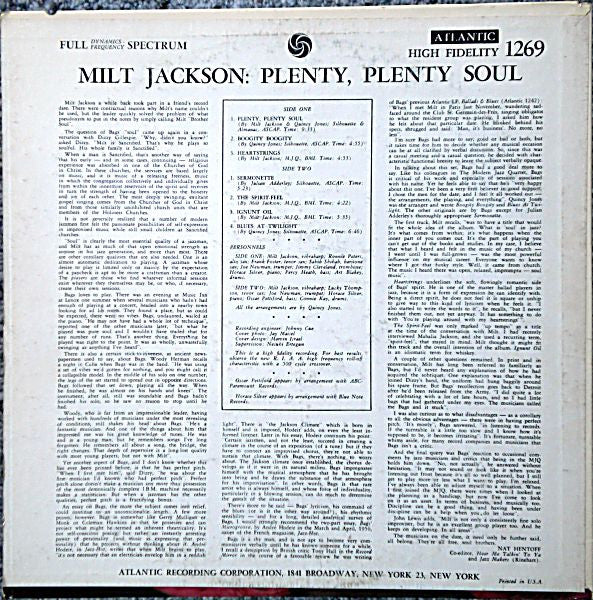 Milt Jackson - Plenty, Plenty Soul