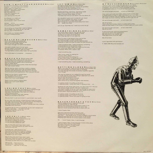 Tenants (4), The - Visions Of Our Future - 1984