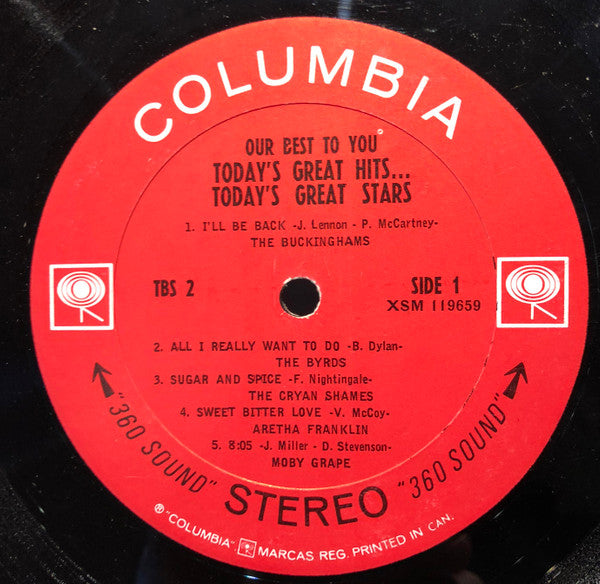 Various - Our Best To You: Today's Great Hits... Today's Great Stars