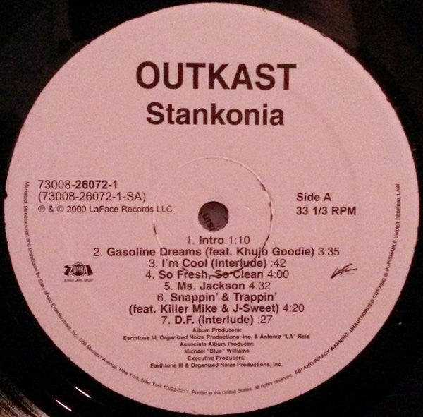 OutKast - Stankonia Vinyl Record