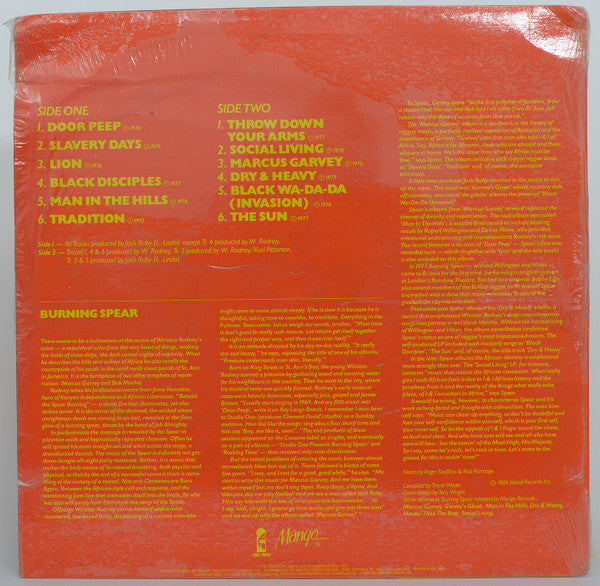 Burning Spear - Reggae Greats