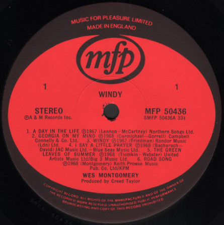 Wes Montgomery - Windy - 1978
