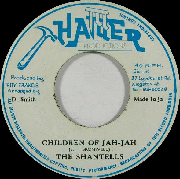 The Chantells - Children Of Jah - Jah