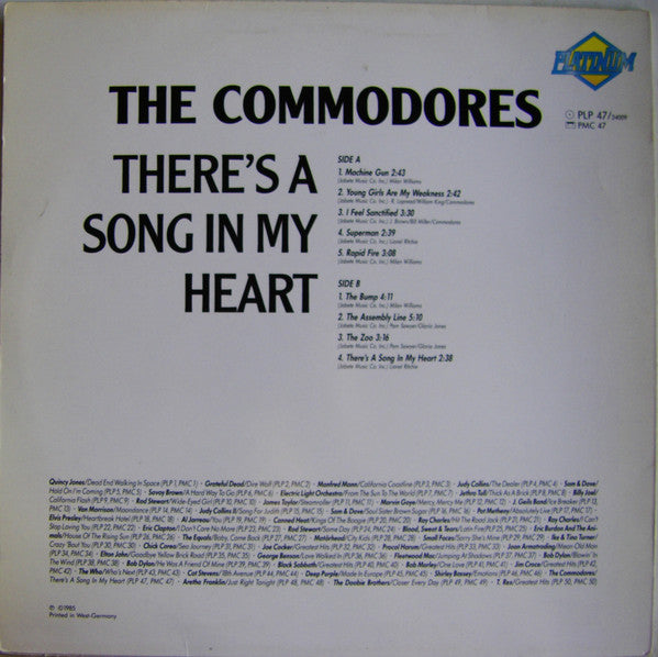 Commodores - There's A Song In My Heart