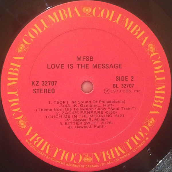 MFSB - Love Is The Message - 1973