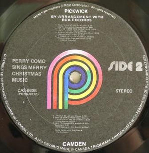 Perry Como - Perry Como Sings Merry Christmas Music - 1977