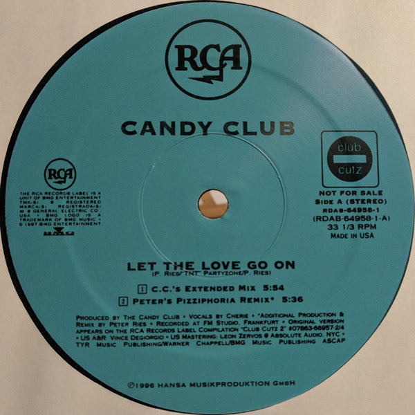 Candy Club - Let The Love Go On - 1998