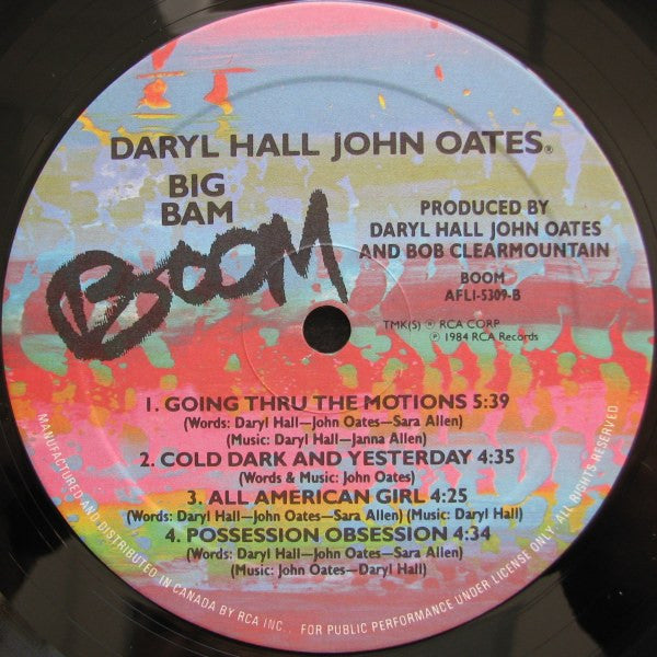 Daryl Hall & John Oates - Big Bam Boom - 1984