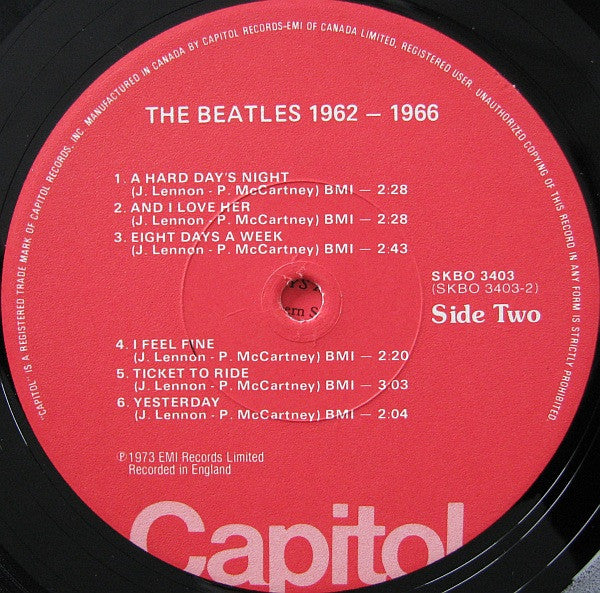 The Beatles - 1962-1966 Vinyl Record