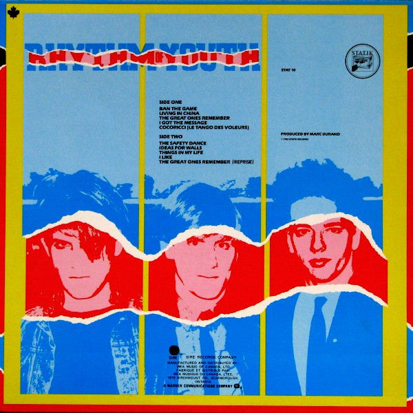 Men Without Hats - Rhythm Of Youth - 1982