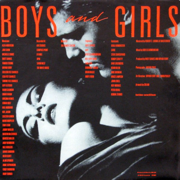 Bryan Ferry - Boys And Girls - 1985