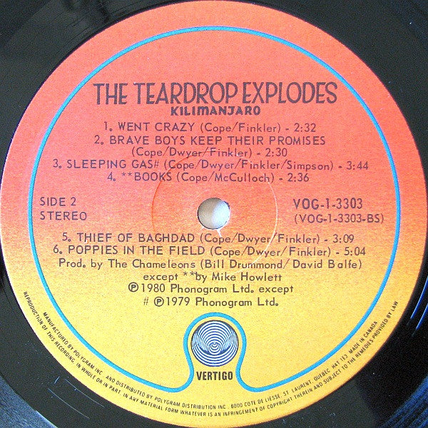 The Teardrop Explodes - Kilimanjaro