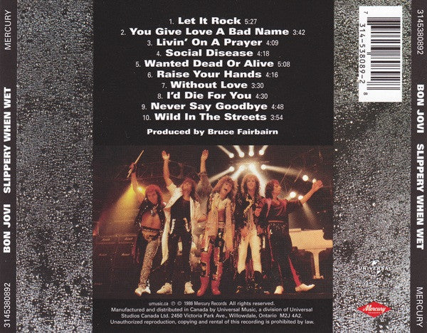 Bon Jovi - Slippery When Wet (CD) - 1998