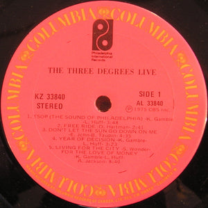 Three Degrees, The - The Three Degrees Live - 1975