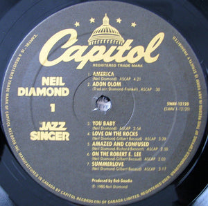 Neil Diamond - The Jazz Singer (Original Songs From The Motion Picture) - 1980
