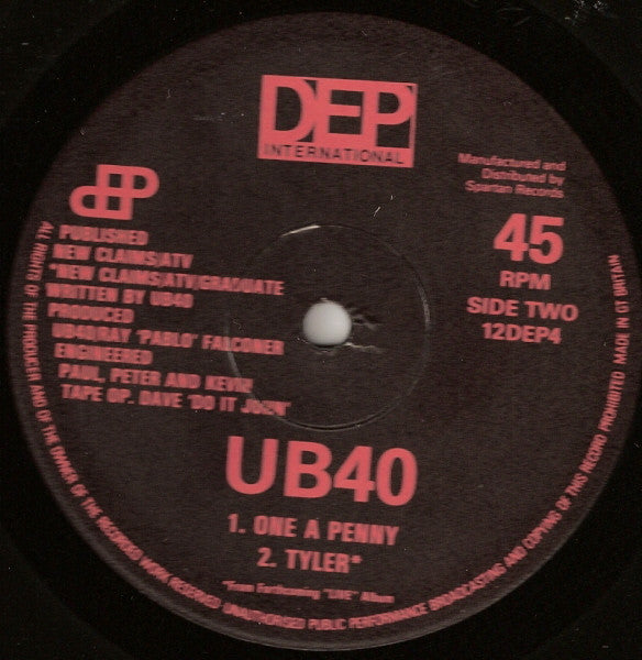 UB40 - Love Is All Is All Right - 1982