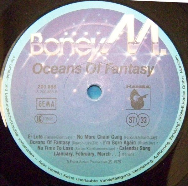 Boney M. - Oceans Of Fantasy - 1979