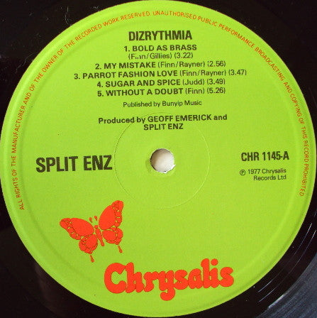 Split Enz - Dizrythmia