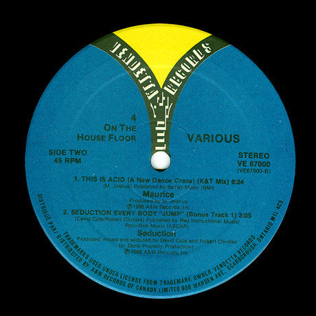 Various - 4 On The House Floor - 1989