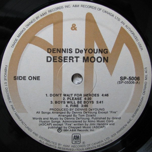 Dennis DeYoung - Desert Moon