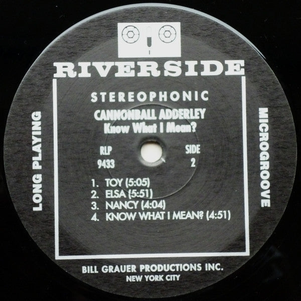 Cannonball Adderley With Bill Evans - Know What I Mean? -