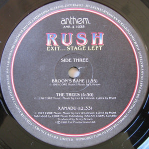 Rush - Exit...Stage Left - 1981
