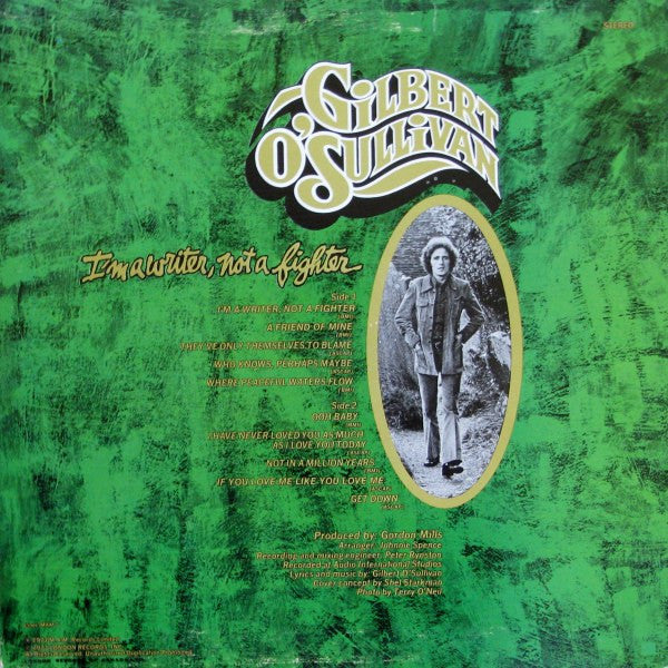 Gilbert O'Sullivan - I'm A Writer, Not A Fighter - 1973