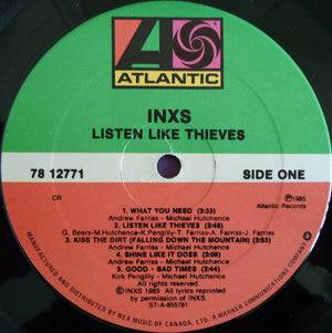 INXS - Listen Like Thieves - 1985