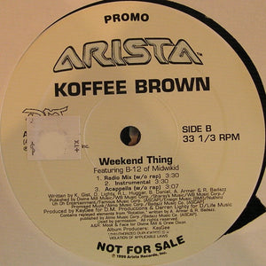 Koffee Brown - Weekend Thing