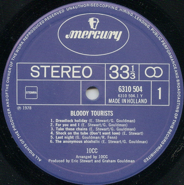 10cc - Bloody Tourists