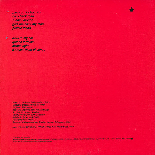 B-52's, The - Wild Planet - 1980