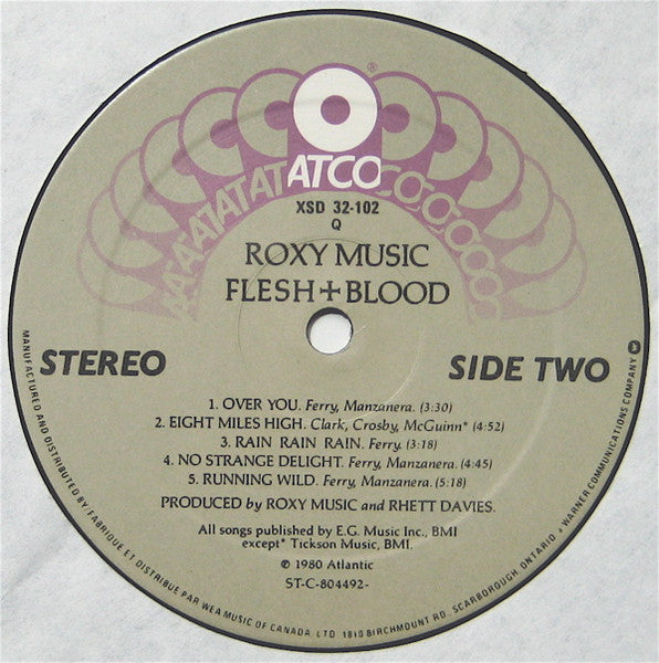 Roxy Music - Flesh + Blood