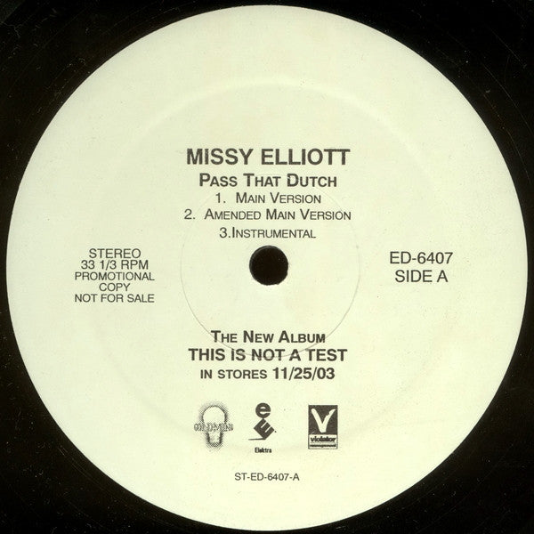 Missy Elliott - Pass That Dutch